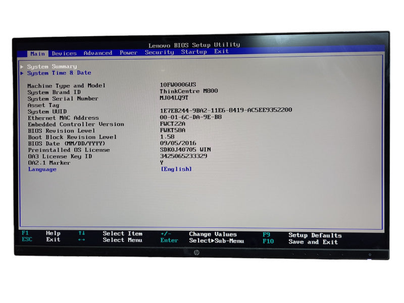 Lenovo ThinkCentre M800 10FW0006US - i7-6700 3.40 GHz  8GB RAM PC4 Q&