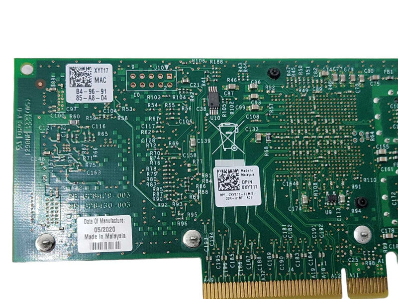 Dell Intel X520-DA2 Dual Port 10Gb SFP+ Network Adapter 0XYT17 w/ 2x SFPs Q_