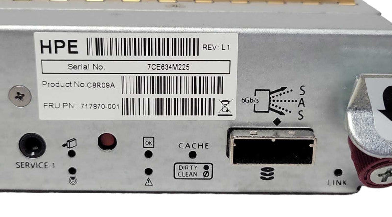 HP MSA2040 SAS 6Gbps SAN Controller C8R09A REV H5 717870-001 Q_