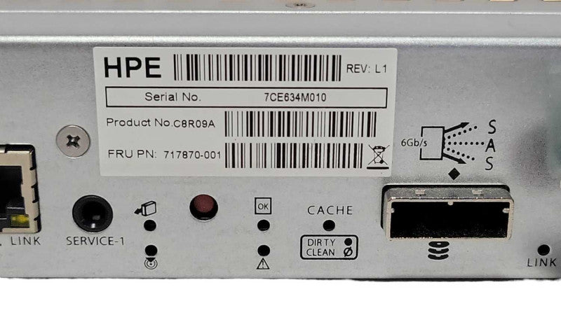 HP MSA2040 SAS 6Gbps SAN Controller C8R09A REV H5 717870-001 Q_