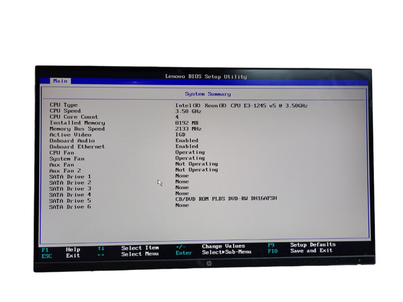 Lenovo ThinkStation P310 Series Tower Workstation 30AT000GUS- 3.5 GHz 8GB &