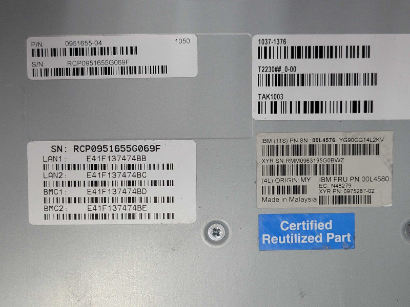 IBM Storwize V7000 Disk array Contoller 0951655-04 _