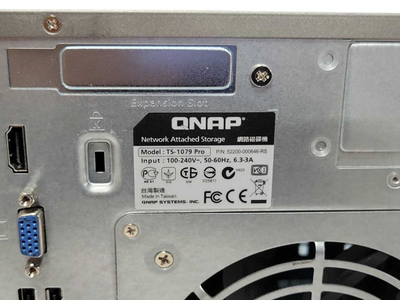 QNAP TS-1079 Pro 10 Bay Turbo NAS Server No HDD/Tray, READ _