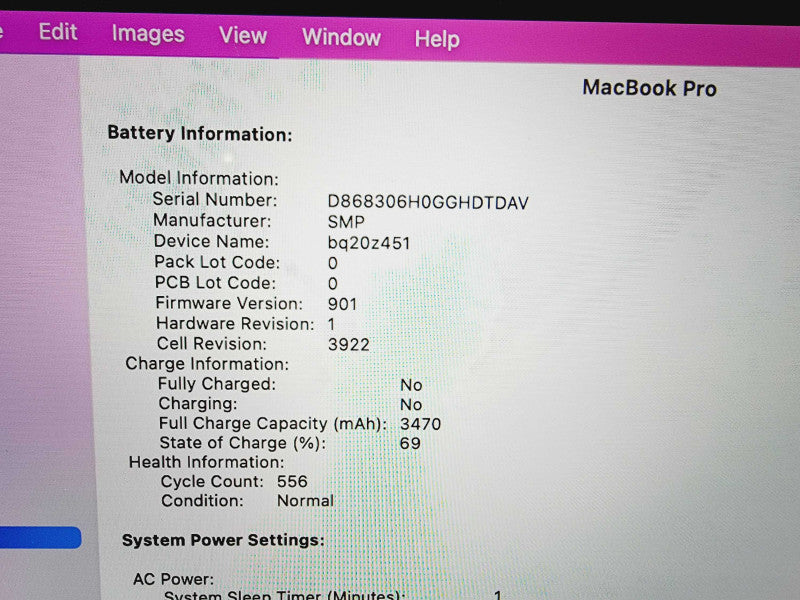 Apple Macbook Pro 2016 13\\" Core i7-6567U @ 3.3GHz 16GB DDR3 1TB SSD  (