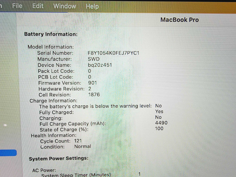Apple Macbook Pro 2020 13\\" 4-Core i5-1038NG7 @ 2.0 GHz 16GB DDR4 500GB SSD (