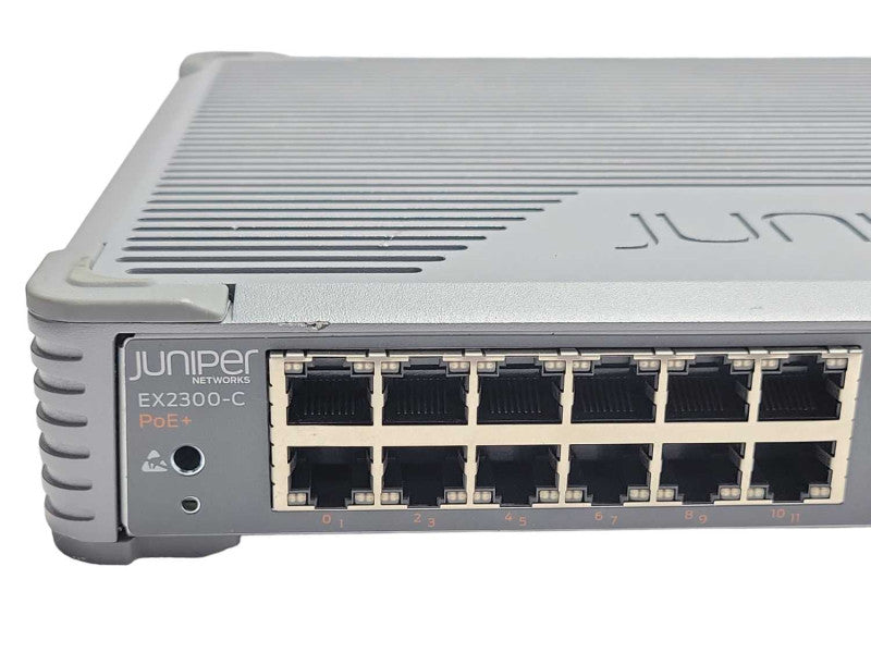 Juniper EX2300-C-12P POE+ Switch 12 x 1GbE & 2 SFP+ 10G uplinks, READ _