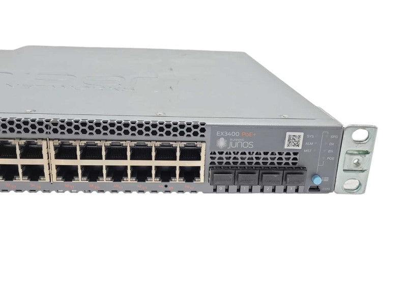 Juniper EX3400-48P 48-Port + 4x SFP 1Gb L3 POE Network Switch, READ _