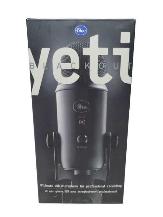 Blue yeti Blackout USB Condenser Microphone %