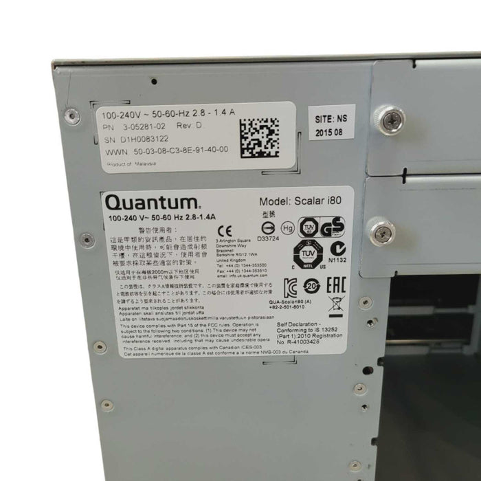 Quantum Scalar i80 Tape Library Plz READ  -