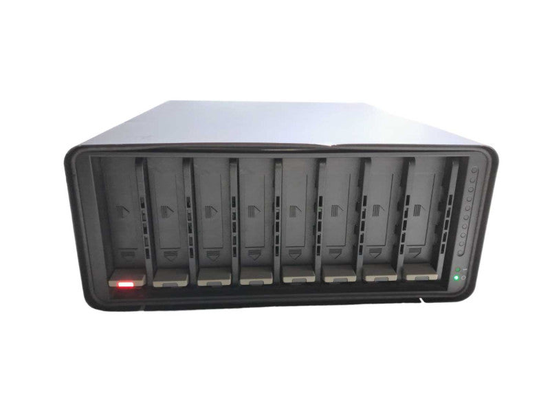 Data Robotics Drobo B800i 8-Bay 2x iSCSI USB type B NAS/DAS *READ* )