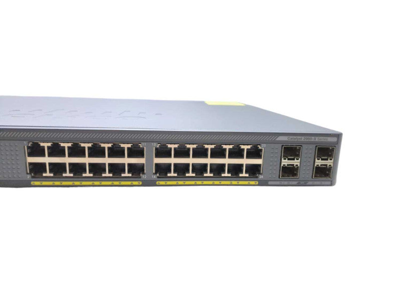 Cisco WS-C2960X-24PS-L | 24-Port Gigabit PoE+ 370W Switch | Factory Reset )