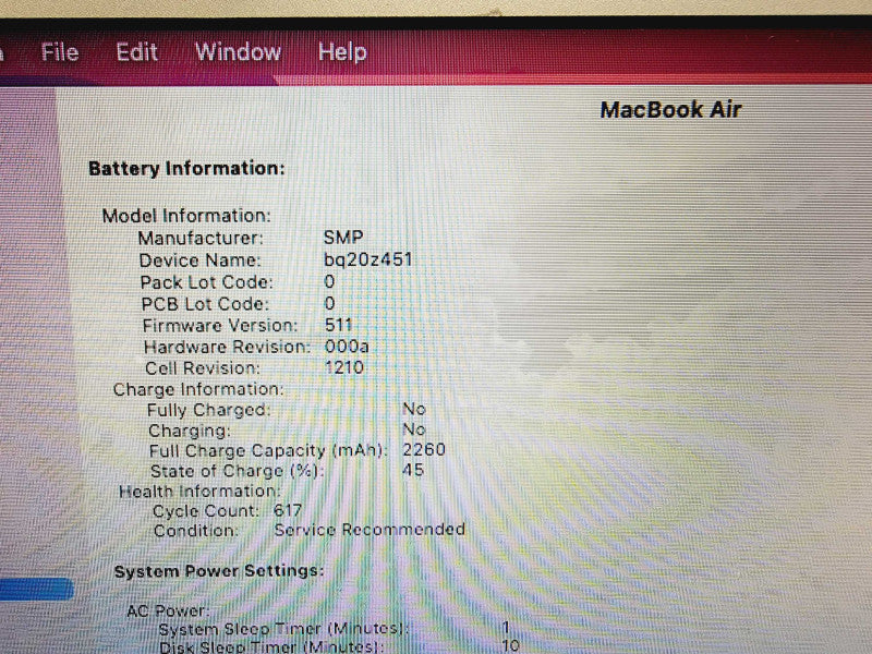 Apple Macbook Air 2017 13\\" Core i5-5350U @ 1.8GHz 8GB DDR3 500GB SSD (