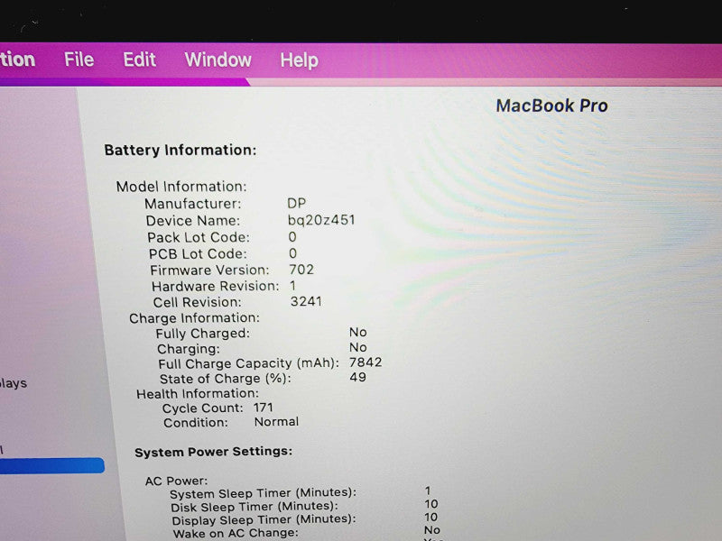 Apple Macbook Pro 2015 15\\" Core i7-4770HQ @ 2.2GHz 16GB DDR3 500GB SSD (