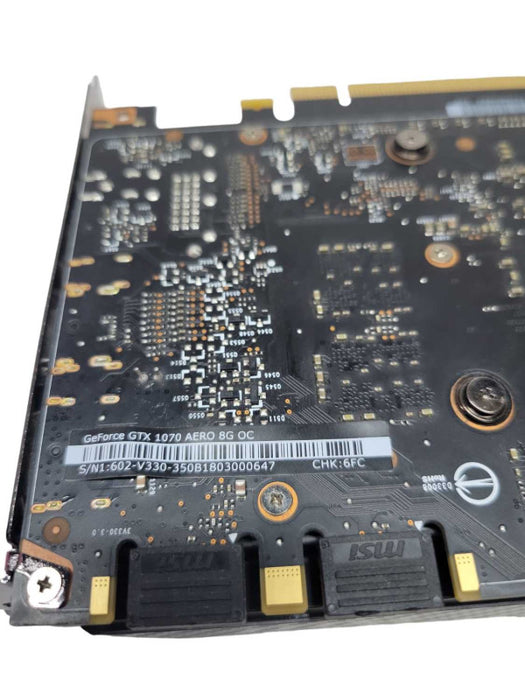 MSI NVIDIA GTX 1070 8GB AERO (READ) %