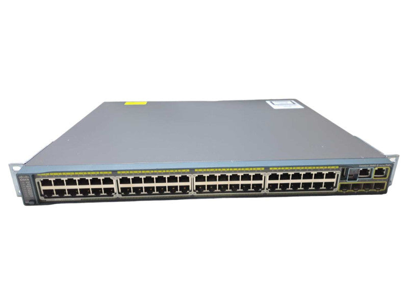 Cisco WS-C2960S-48LPS-L | 48-Port Gigabit PoE+ Managed Switch w/ Stack Q)