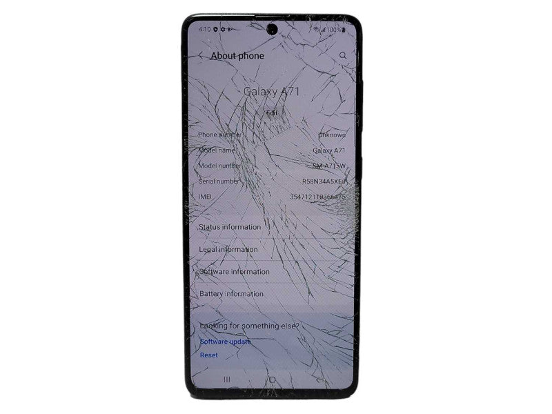 Samsung Galaxy A71 SM-715W 128GB - READ $