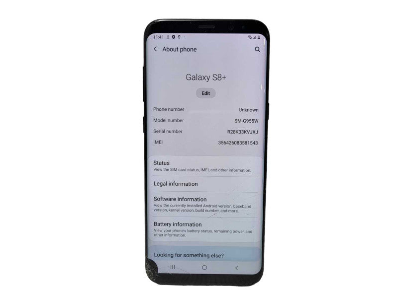 Samsung Galaxy S8+ 64GB SM-G955W READ $