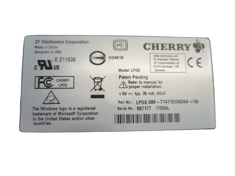Cherry LPOS G86 (71411EUADAA) Q%