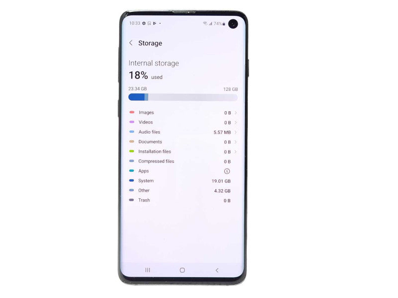 Samsung Galaxy S10 128GB (SM-G973W) - READ $