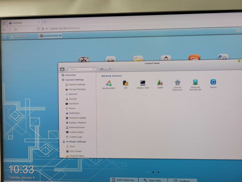 QNAP TS-1079 Pro 10 Bay Turbo NAS Server No HDD/Tray, Factory reset, READ  _