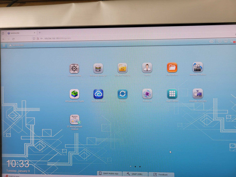 QNAP TS-1079 Pro 10 Bay Turbo NAS Server No HDD/Tray, Factory reset, READ  _