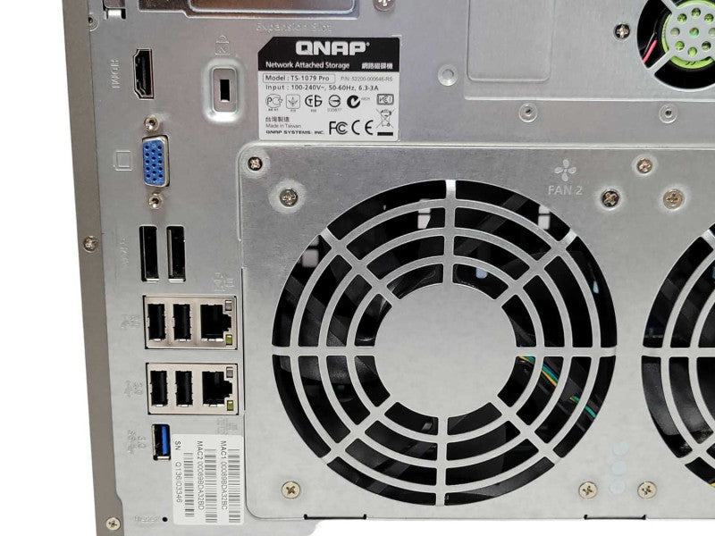 QNAP TS-1079 Pro 10 Bay Turbo NAS Server No HDD/Tray, Factory reset, READ  _