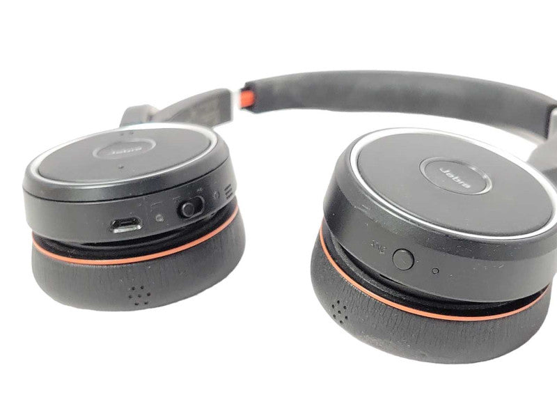 Jabra Evolve 75 MS HSC040W Black Wireless Bluetooth Headset Q_