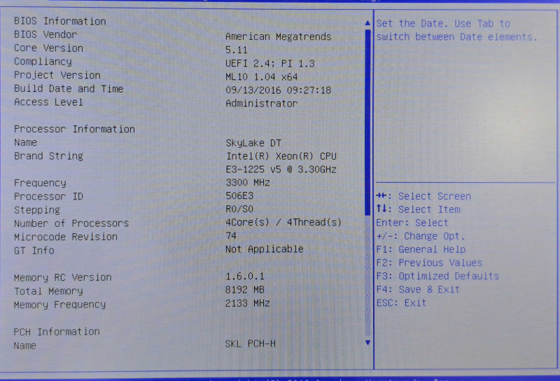 HPE ProLiant ML10 Gen9 | Xeon E3-1225 v5 @ 3.30GHz 8GB DDR4 RX 550 GPU )