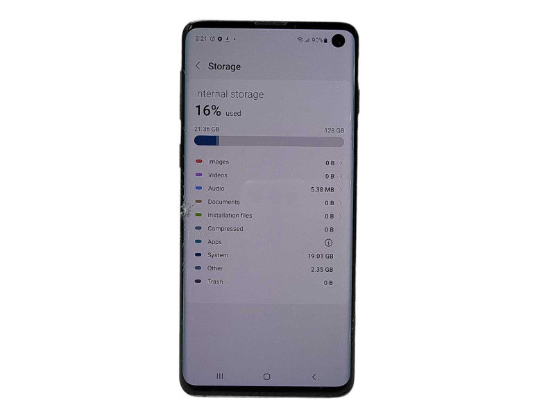 Samsung Galaxy S10 128GB (SM-G973W) - READ $