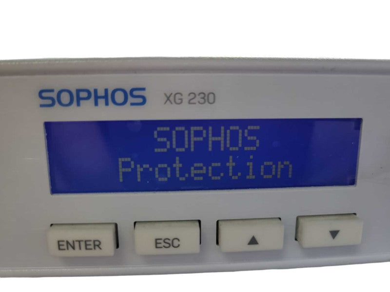 Sophos XG 230 Rev2 Firewall Security Appliance, Factory Reset _