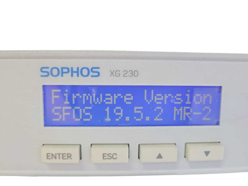 Sophos XG 230 Rev2 Firewall Security Appliance, Factory Reset _