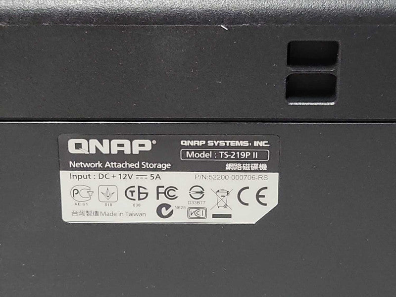 QNAP TS-219P II 2xBay 3.5\\'\\' NAS with 2x 2TB HDDs Q_