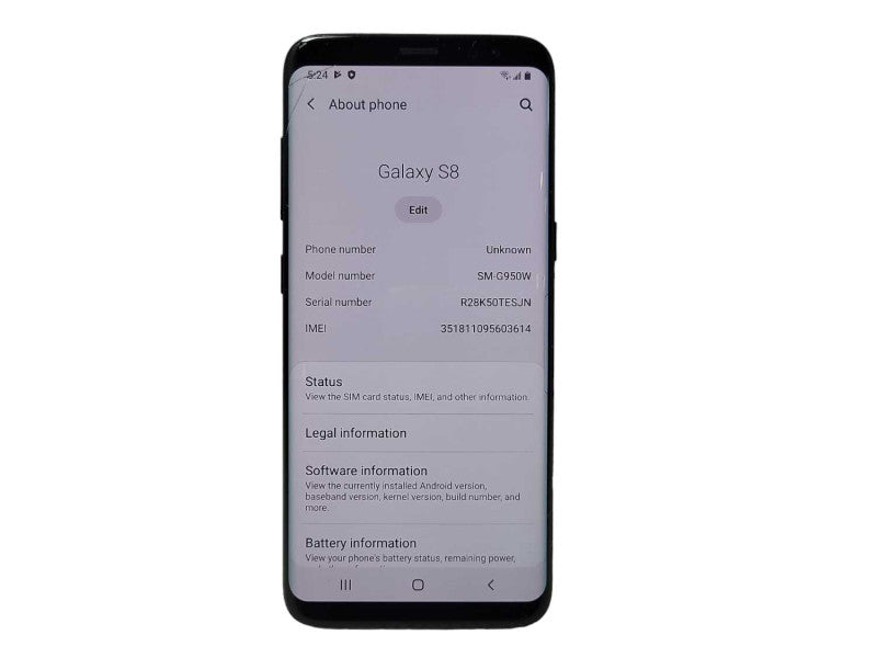 Samsung Galaxy S8 64GB (SM-G950W) - READ $