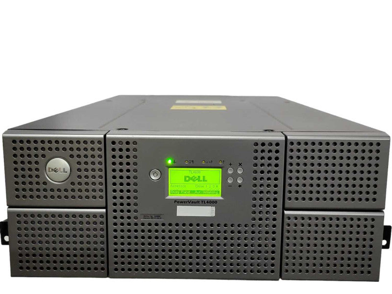 Dell PowerVault TL4000 Tape Library + 4 x LTO-6 Tape Drive, 2x PSU _