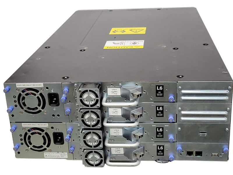 Dell PowerVault TL4000 Tape Library + 4 x LTO-6 Tape Drive, 2x PSU _