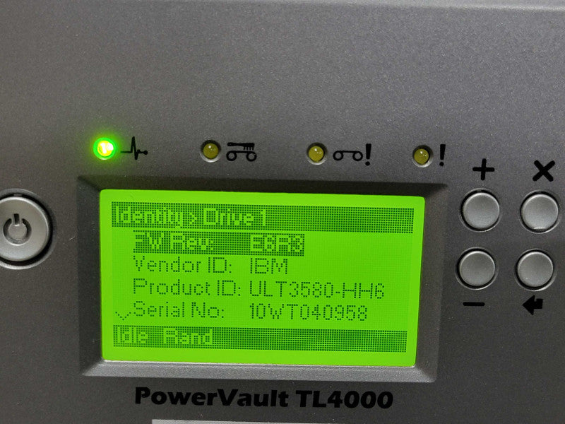 Dell PowerVault TL4000 Tape Library + 4 x LTO-6 Tape Drive, 2x PSU _
