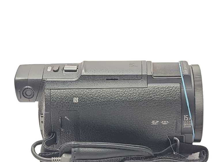 Sony Handycam FDR-AX33 4K 20.6MP Wi-Fi Camcorder - Black, READ _