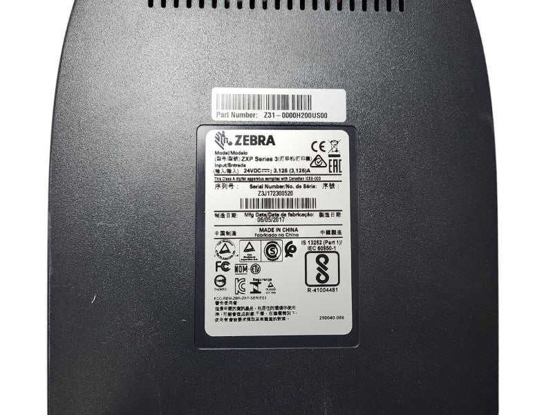 Zebra ZXP Series 3 card printer $