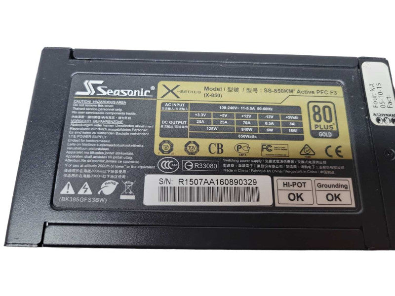 Seasonic X-850 - 850W Modular PSU %