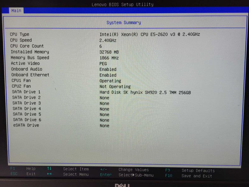 Lenovo ThinkStation P700 Tower E5-2620 v3 @ 2.4GHz 32GB ECC DDR4 256GB SSD 650W PSU $