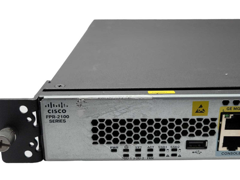Cisco FPR 2100 Series FPR-2130 Firewall Security Appliance, No SSD, READ _