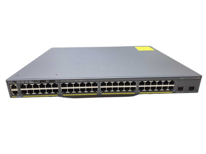 Cisco WS-C2960X-48FPD-L 48 Port Gigabit PoE+ 740W 2x 10G SFP+ *READ* )