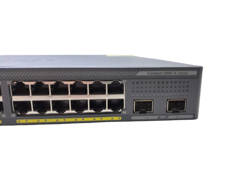 Cisco WS-C2960X-48FPD-L 48 Port Gigabit PoE+ 740W 2x 10G SFP+ *READ* )