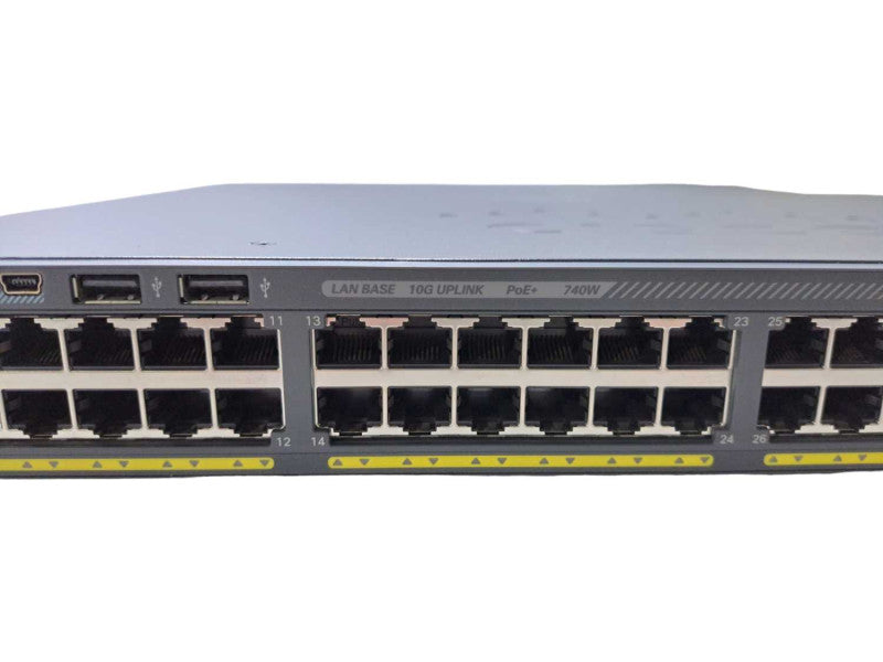 Cisco WS-C2960X-48FPD-L 48 Port Gigabit PoE+ 740W 2x 10G SFP+ *READ* )