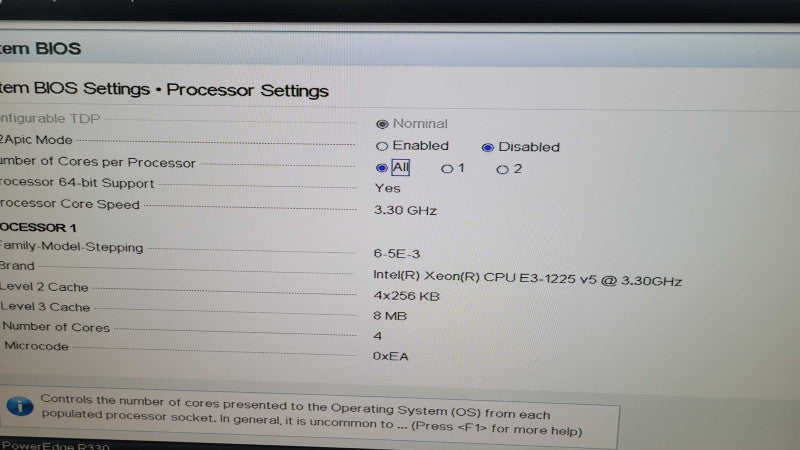 Dell PE R330 - Xeon E3-1225 v5 | 16GB | NO HDD | PERC H330 | 2x350W PSU Q%