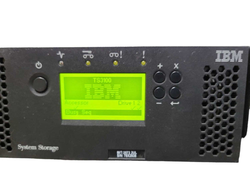 IBM TS3100 3573 Tape Library Chassis with 2x LTO-5 Drives _
