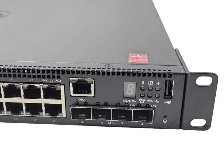Dell Networking N1524P 24-Port Gig PoE+ Rack Mountable Network Switch  _