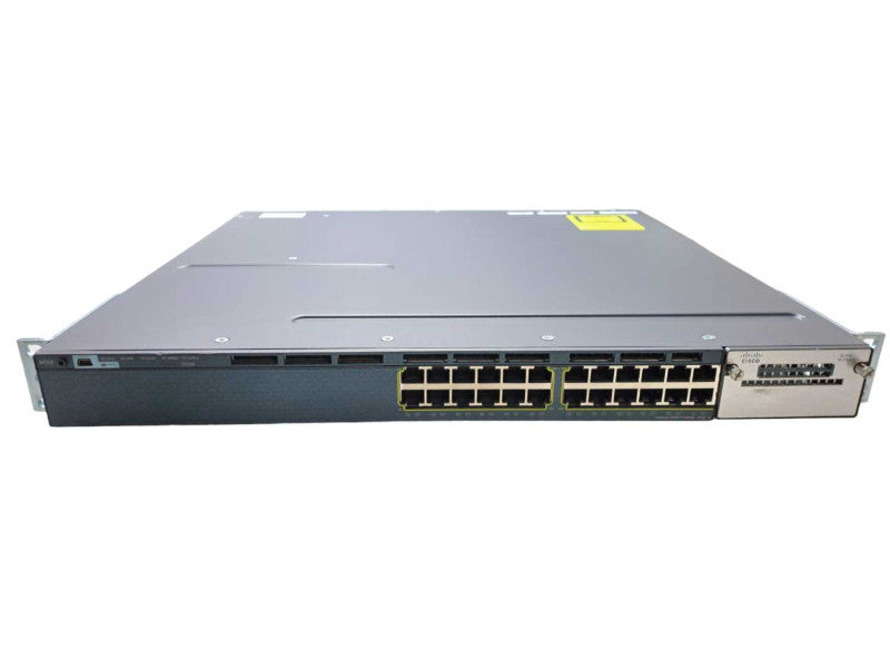 Cisco WS-C3560X-24P-L | 24 Port Gigabit PoE+ Layer 3 Switch /w 1 x 715WAC PSU )