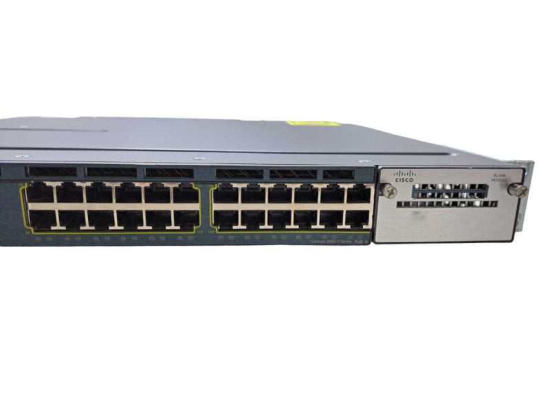 Cisco WS-C3560X-24P-L | 24 Port Gigabit PoE+ Layer 3 Switch /w 1 x 715WAC PSU )
