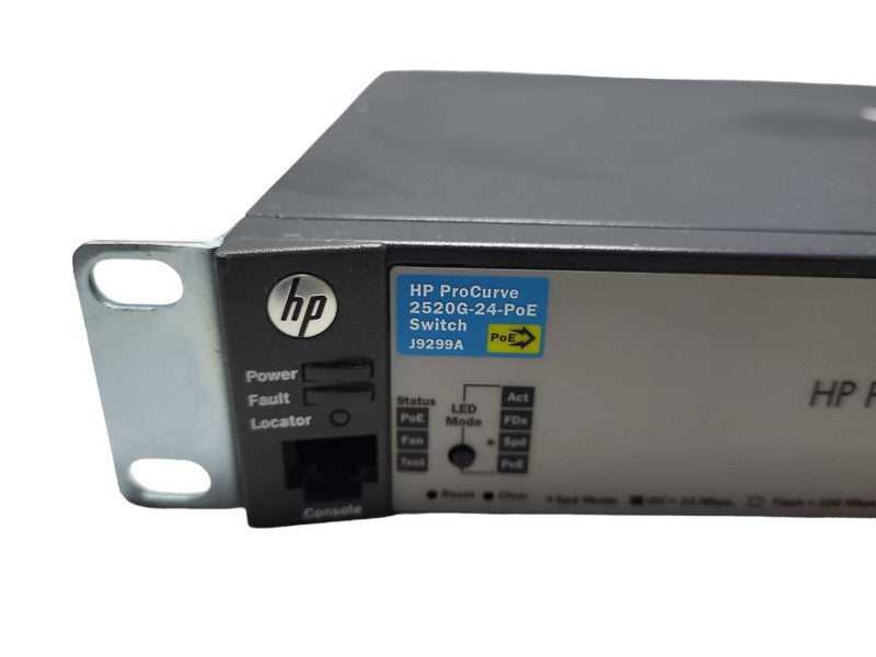 HP ProCurve 2520-24-PoE 24-Port Ethernet Networking Switch Model J9138A $